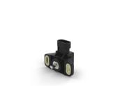 Angolari - Sensore angolare singolo giro a effetto hall con albero e connettore AMP Superseal 3P