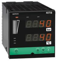 40TB - Indicatore/Unità di Allarme per ingressi in temperatura e pressione, doppio display