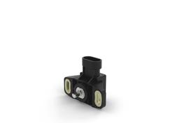GR3P - Sensore angolare singolo giro a effetto hall con albero e connettore AMP Superseal 3P