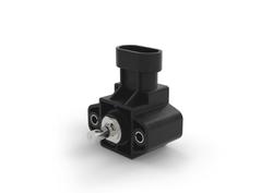 GR3P - Sensore angolare singolo giro a effetto hall con albero e connettore AMP Superseal 3P